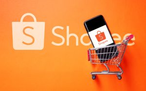 Imagem de um carrinho no markeptplace da shopee. Por que seu produto não aparece nas buscas da Shopee?
